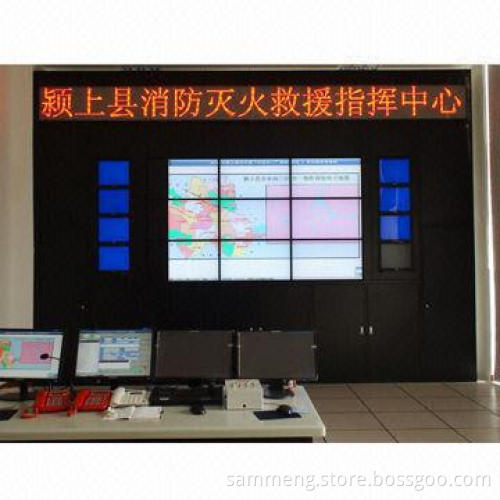 LED backlight indoor 2x3 47inch Brand LCD video wall With 800cd/m2 brightness and 6.7mm gaps